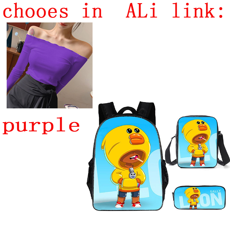סט 3 חלקים תיקים וקלמר של בראול סטארס