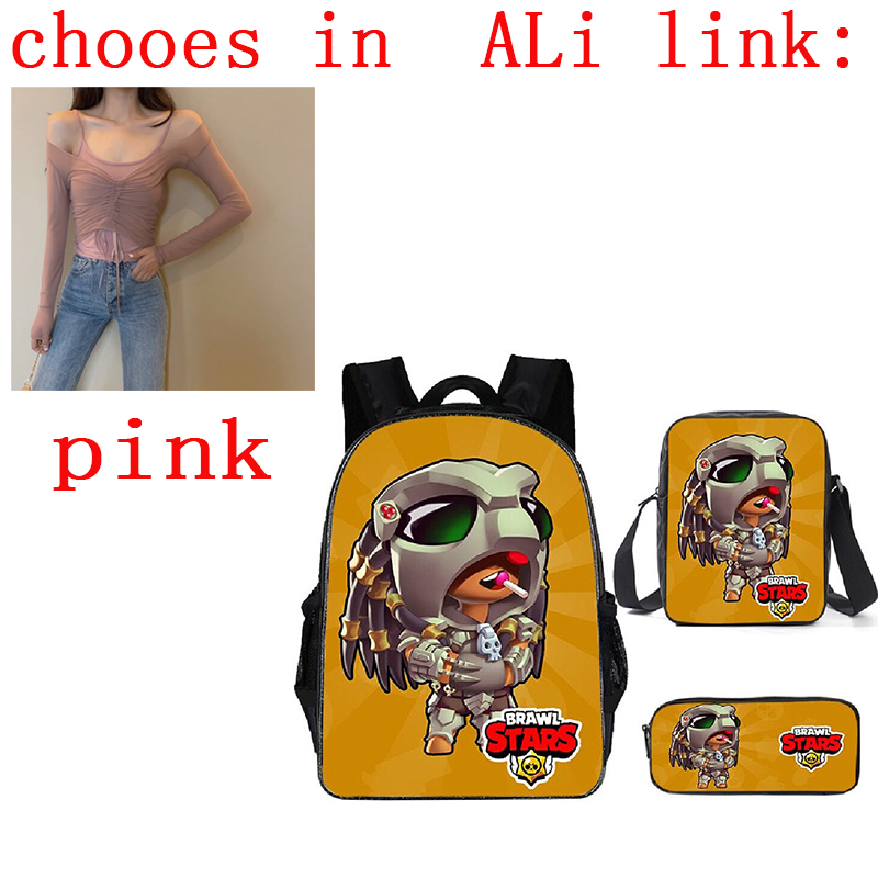 סט 3 חלקים תיקים וקלמר של בראול סטארס