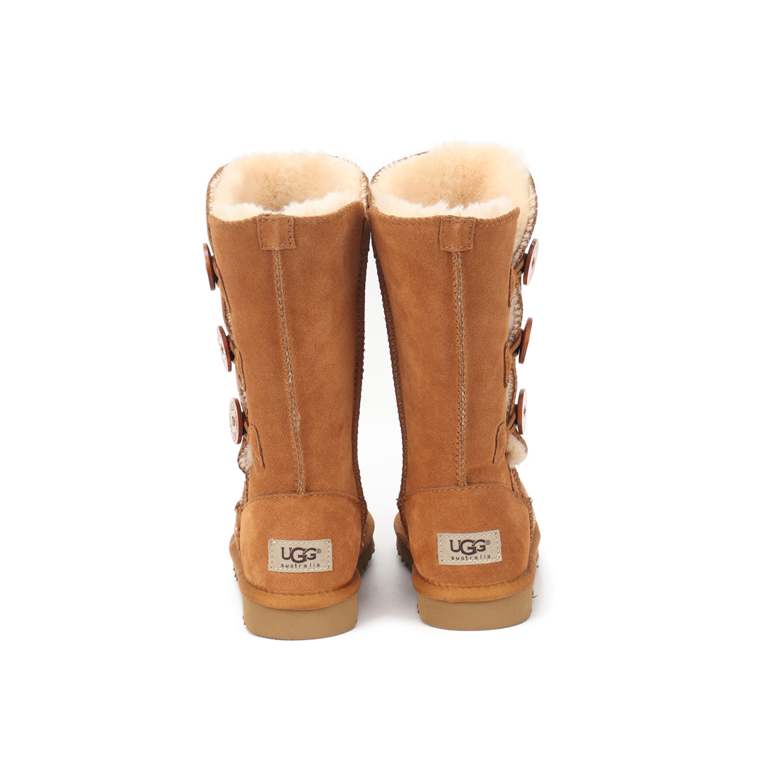 נעלי מגפי UGG גבוהות 3 כפתורים